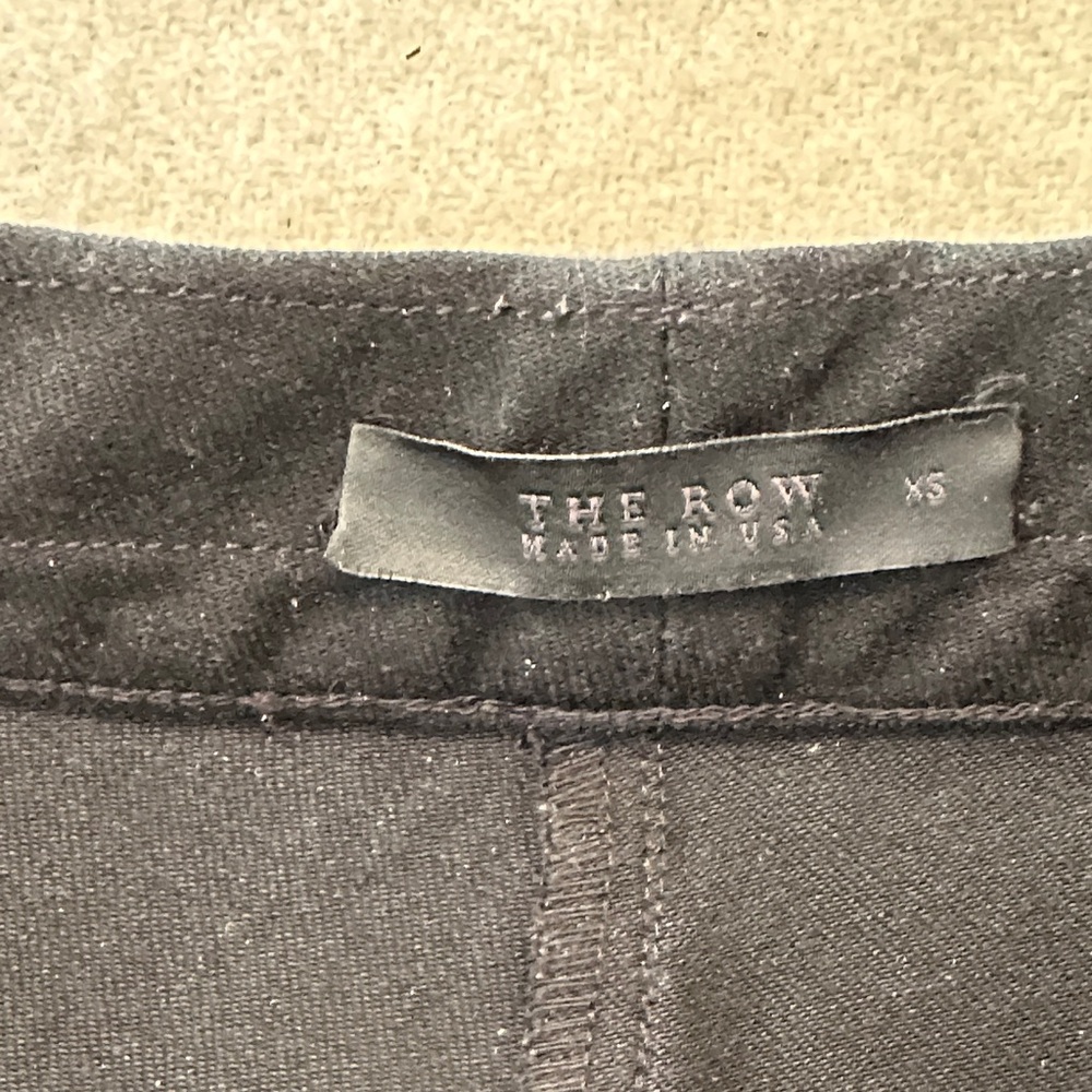 The Row Black Cropped Bootcut Pants SZ XS - Picture 6 of 7